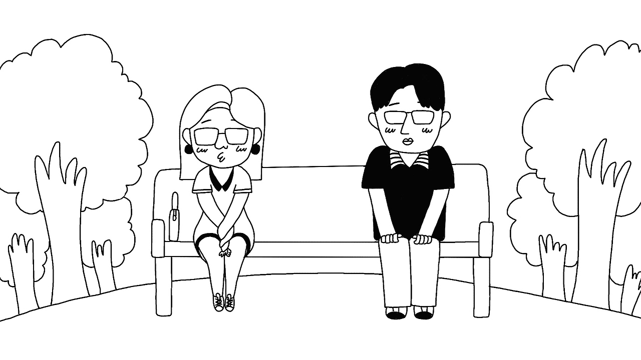 当一对儿戴眼镜的情侣亲亲（图ZMzYzNzU5MTcy） - 其他影视 - 站酷设计师不开酸动画原创素材 - 站酷ZCOOL