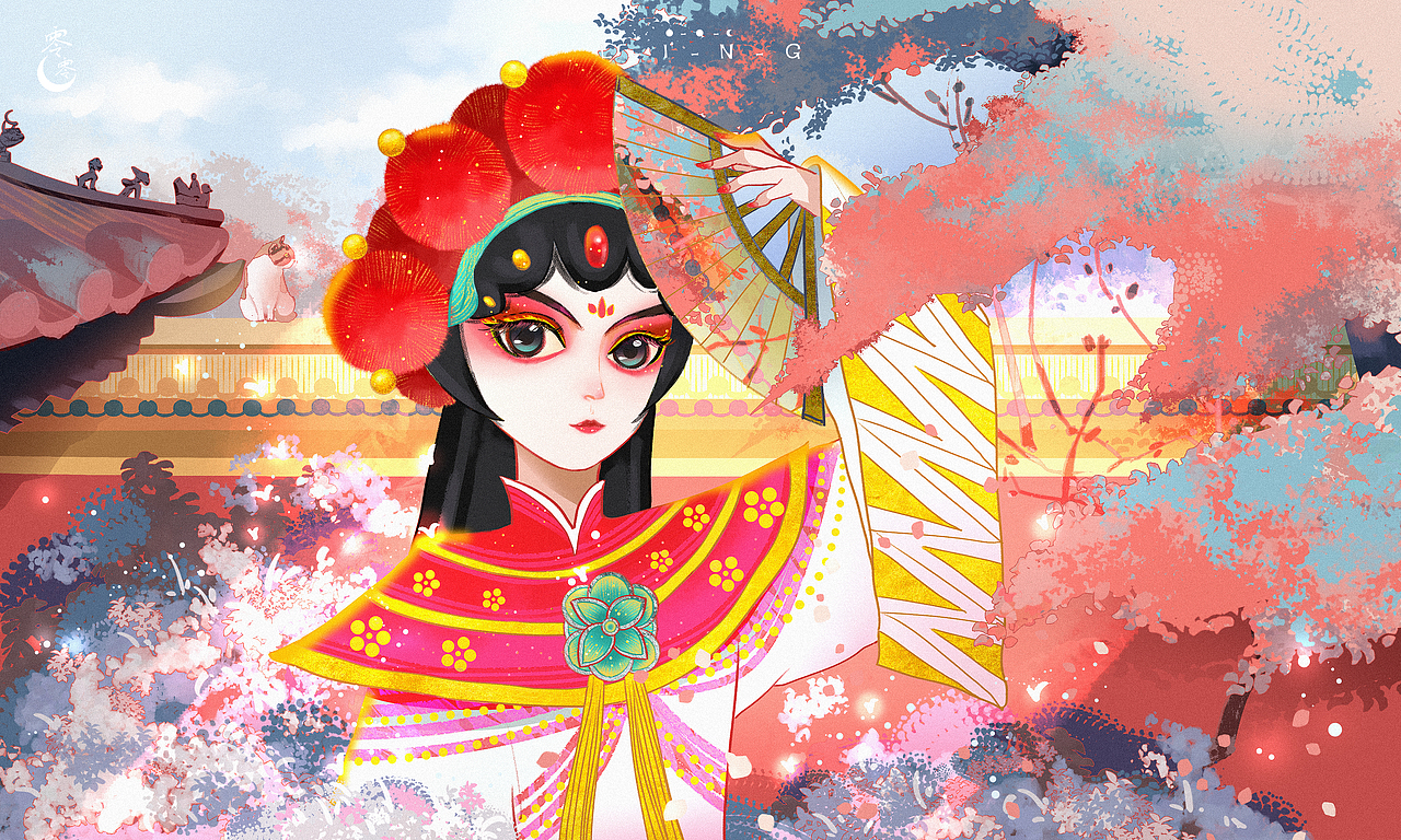 氛围感国风场景