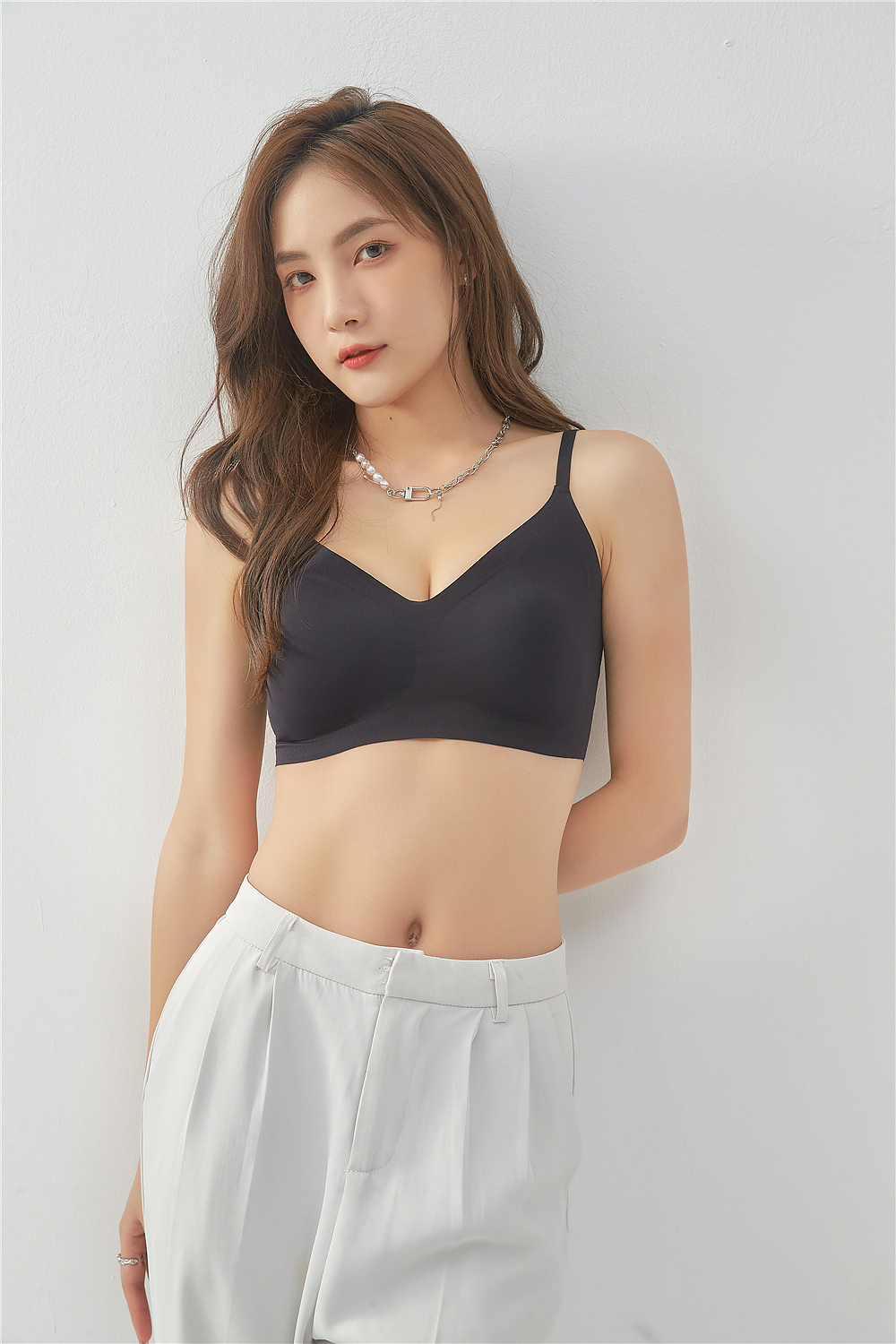 义乌抹胸拍照，运动文胸抹胸吊带模特实景拍摄服务