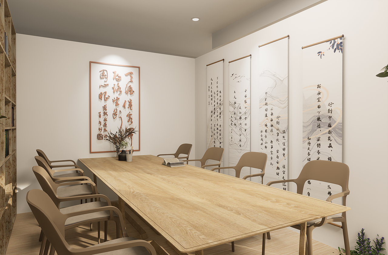 笔墨说-书法培训工作室（图ZMzU5MzU3NjA0） - 商业空间设计 - 站酷设计师一番少侠原创素材 - 站酷ZCOOL