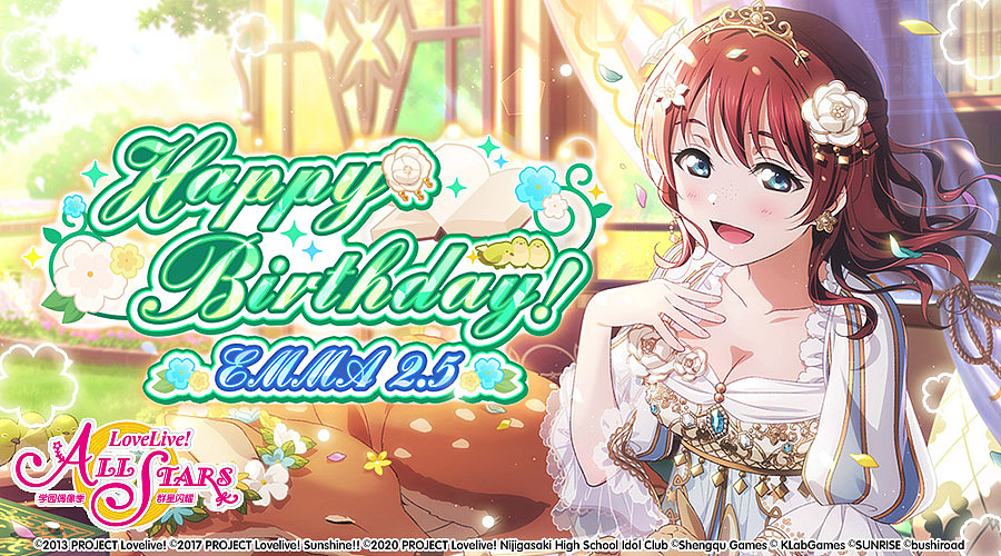 《Love Live! AS》2022年角色生日贺图（图ZMzI3MjU2NDY0） - 海报 - 站酷设计师edgar杨仔原创素材 - 站酷ZCOOL