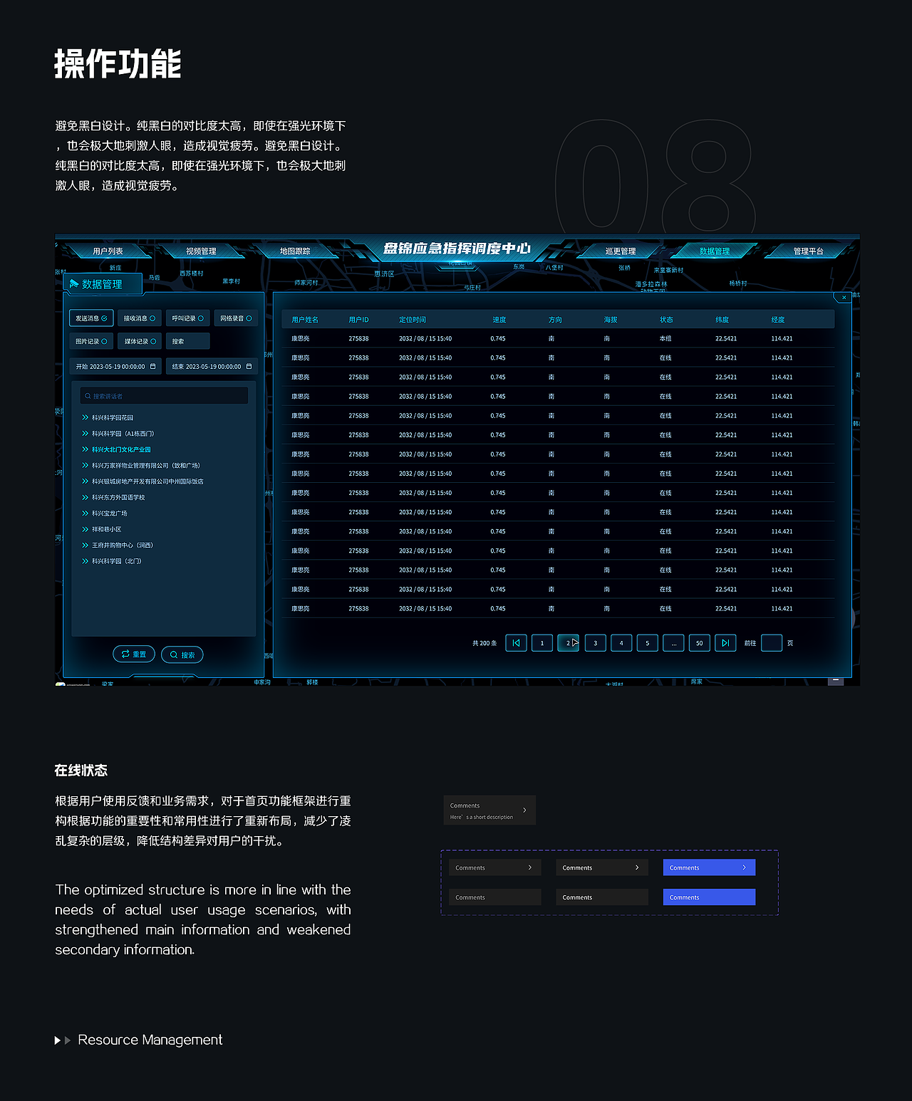 WEB端调度台 I 公网对讲指挥调度平台（图ZMzQ3MzQxODgw） - 其他UI - 站酷设计师YFANS有范视觉原创素材 - 站酷ZCOOL