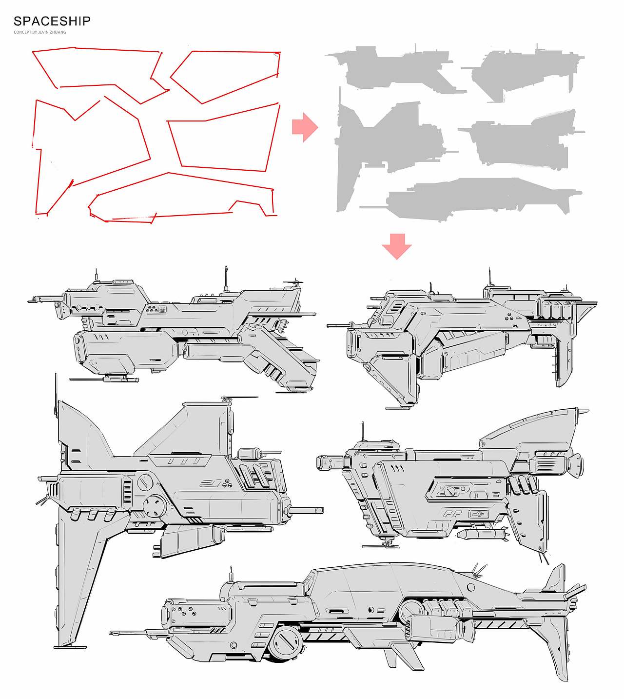 一些科幻机械概念设计小汇总（图ZMzQwNTUzMzY0） - 概念设定 - 站酷设计师金海川原创素材 - 站酷ZCOOL