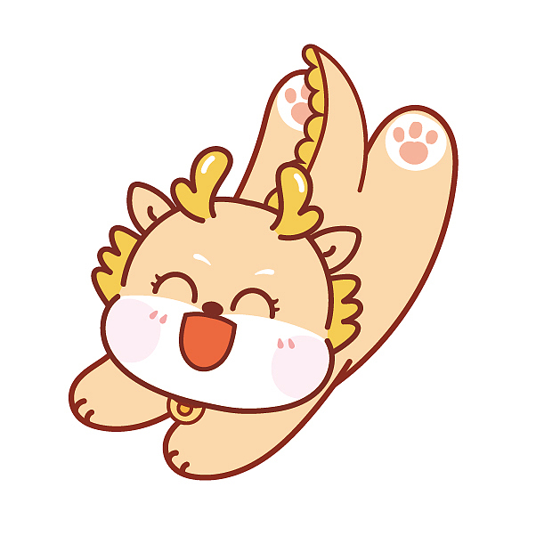 小飞龙IP表情包动画插画卡通原创吉祥物 可合作授权