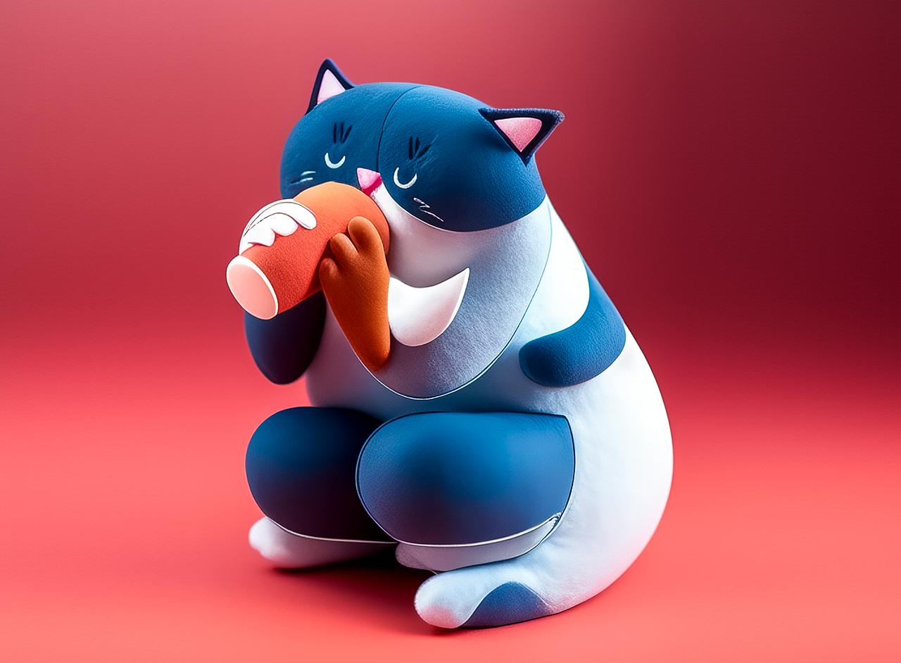 猫·日常 AI生成三维IP