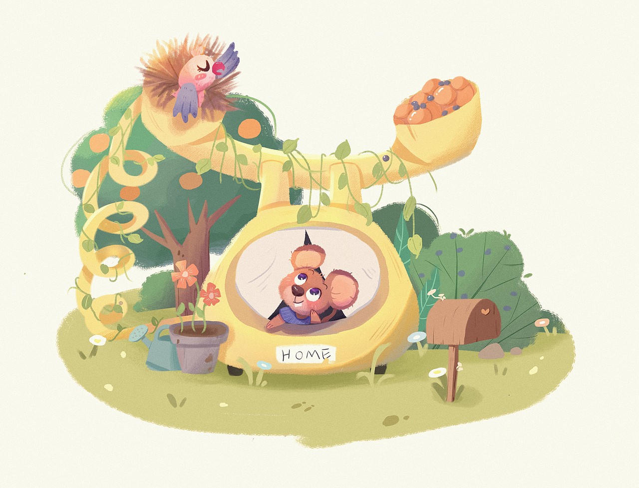 小场景（图ZMzE2NzI5NTcy） - 儿童插画 - 站酷设计师iris_艾瑞斯原创素材 - 站酷ZCOOL