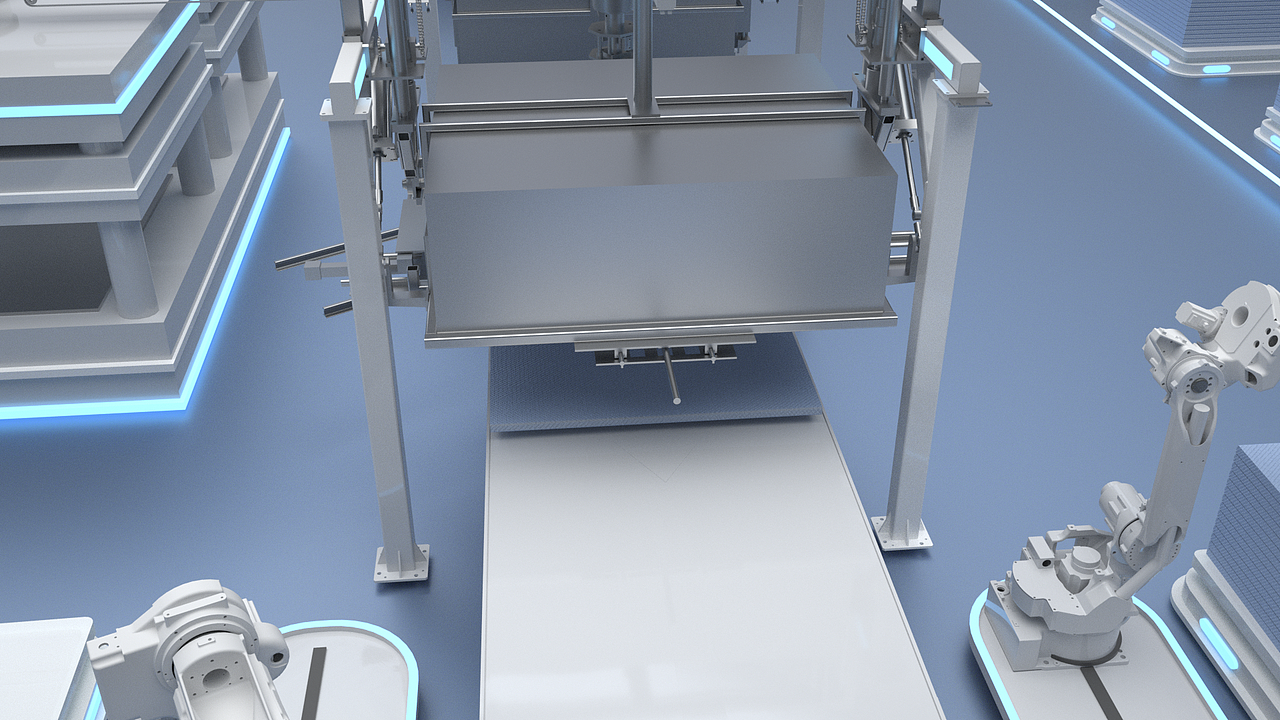 Tenfy智能自动化工厂动画