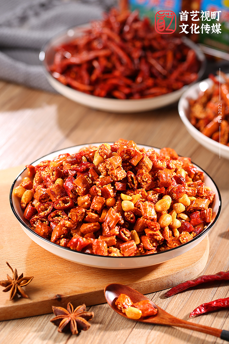 贵州土特产遵义虾子辣椒香脆椒零食下饭菜