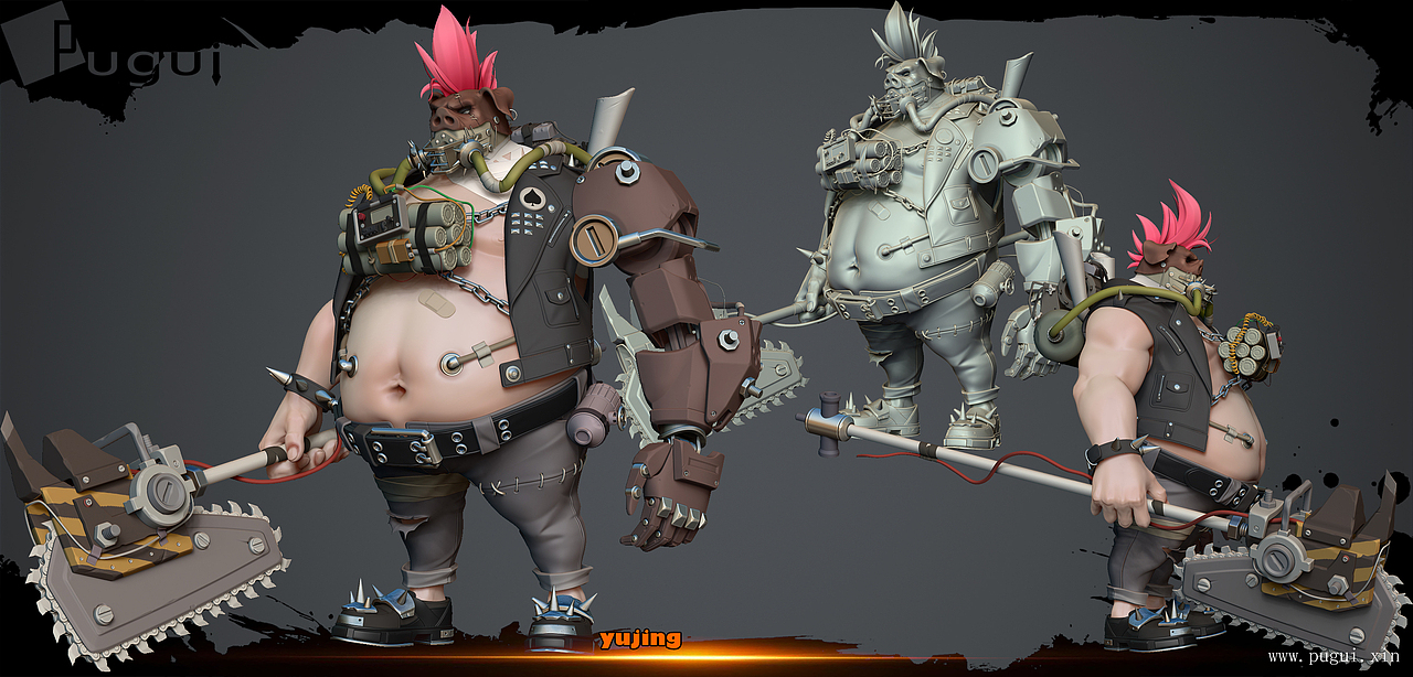 pugui游戏--角色精品班学员作品（图ZMzUxMzY5ODc2） - 人物/生物 - 站酷设计师pugui游戏原创素材 - 站酷ZCOOL