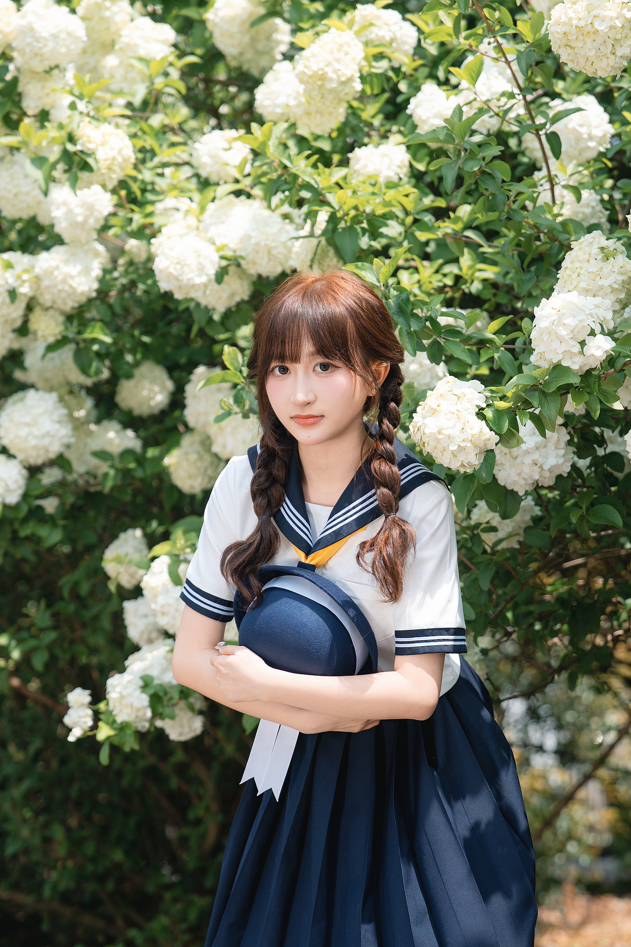 绣球花jk写真（图ZMzY2NzY4NjYw） - 人像摄影 - 站酷设计师瑞克Photo原创素材 - 站酷ZCOOL