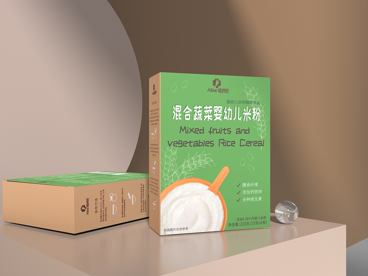 嬰兒米粉包裝設(shè)計（圖ZMzEwNDUxMTI4） - 包裝 - 站酷設(shè)計師七杯水WA7ER原創(chuàng)素材 - 站酷ZCOOL