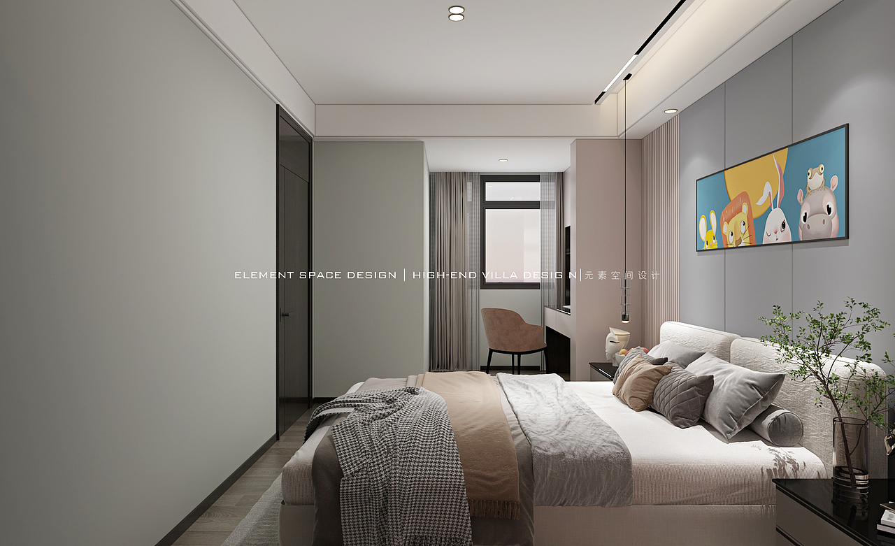 【元素表现】--现代黑白灰风格空间表现
