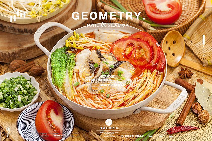 成都米线拍摄正南柒百三鲜米线小吃菜品拍摄美食摄影