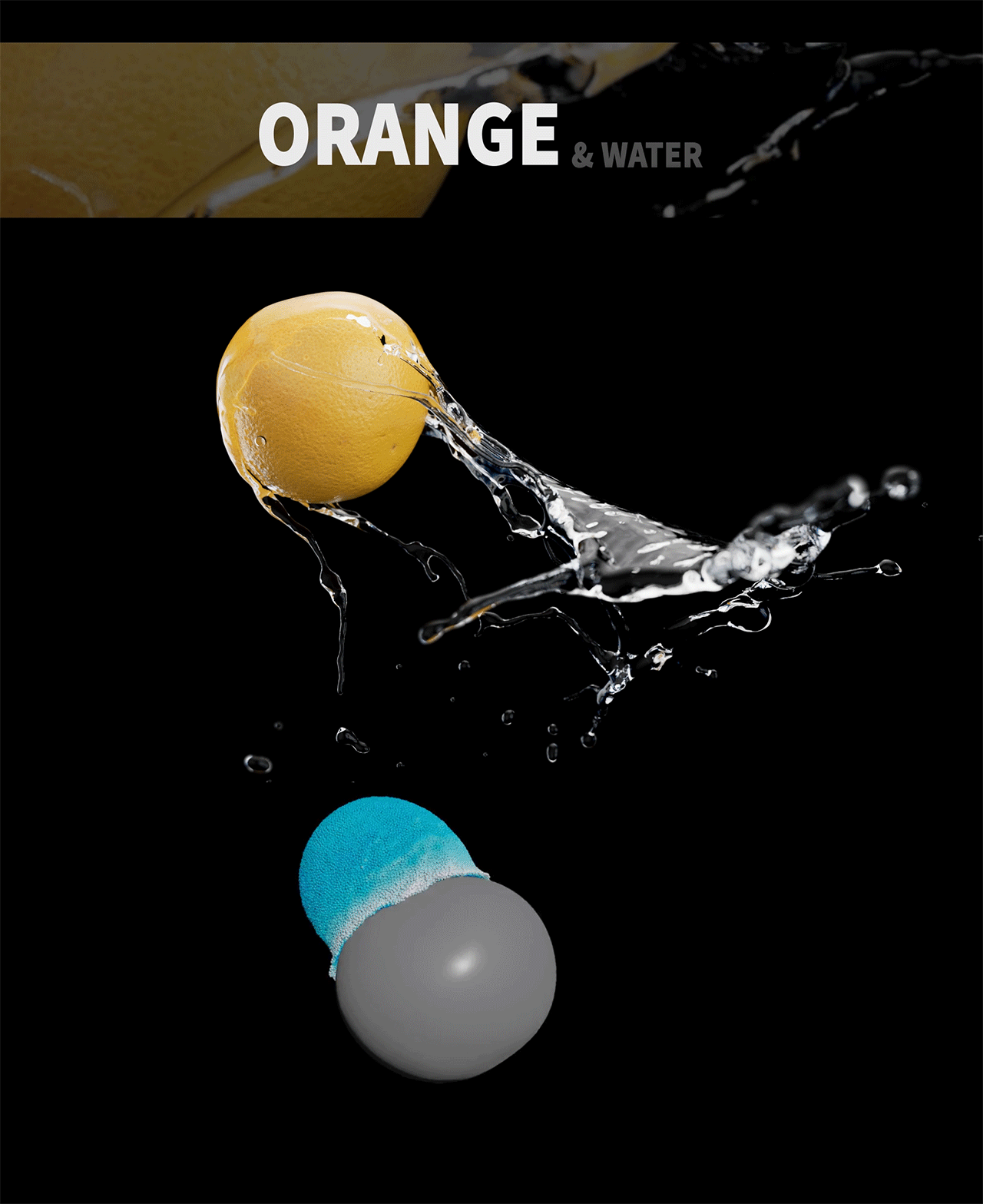 【Water&Fruit】小规模水模拟/流体特效超写实挑战