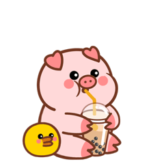 表情包-粉加猪1夏日篇（图ZMzAzODAwNDY4） - 网络表情 - 站酷设计师魔丽圈圈原创素材 - 站酷ZCOOL