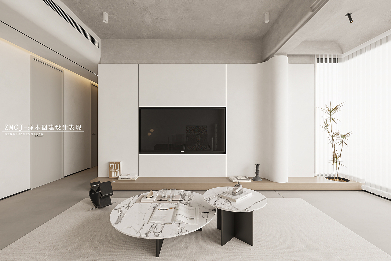 诧寂极简风客餐厅—择木凌晨19848264870