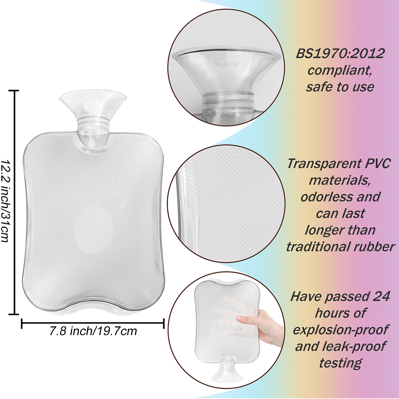 金洲视觉 亚马逊摄影设计精修图拍摄 热水袋暖水袋加热