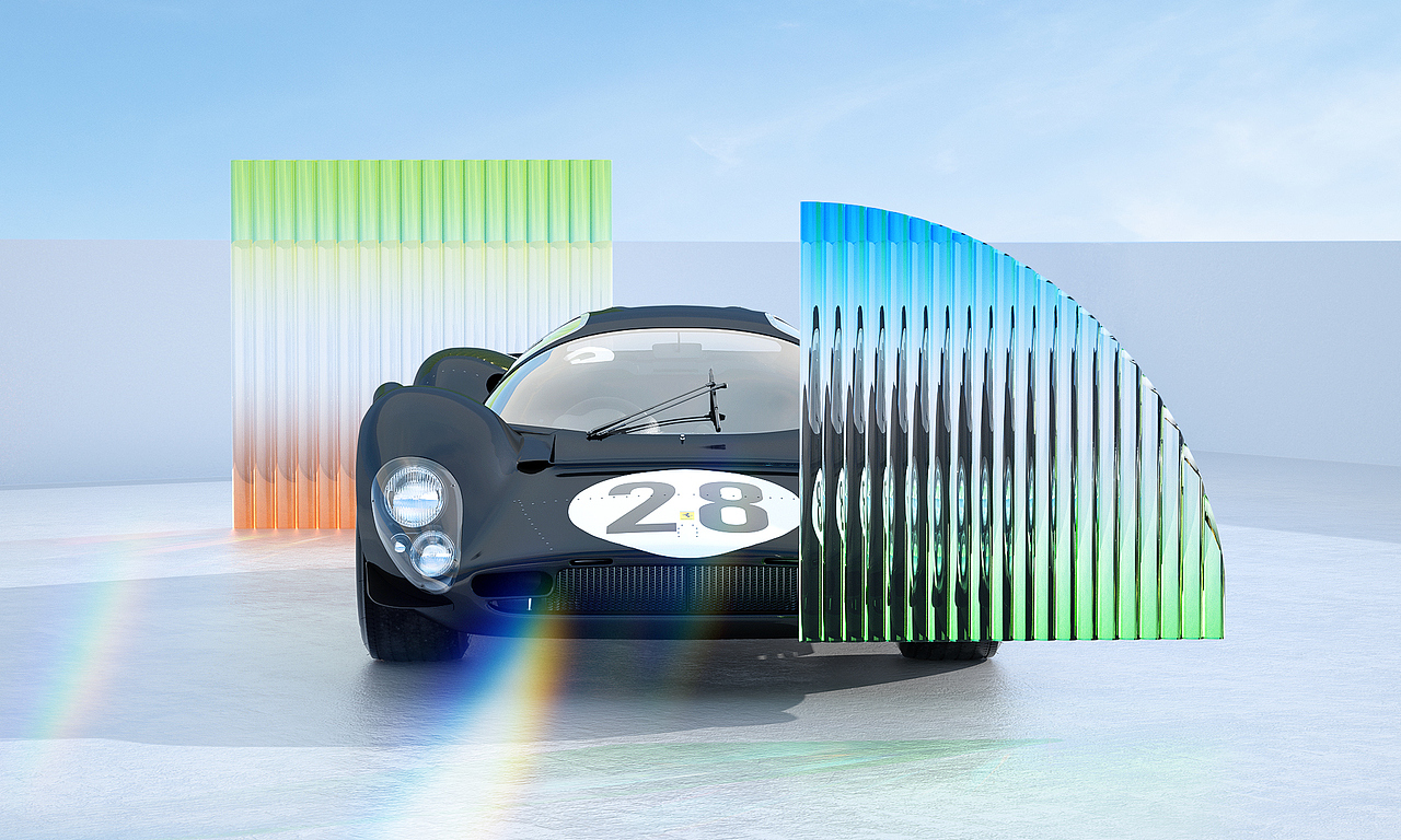 汽车渲染-法拉利/Ferrari 330 p4