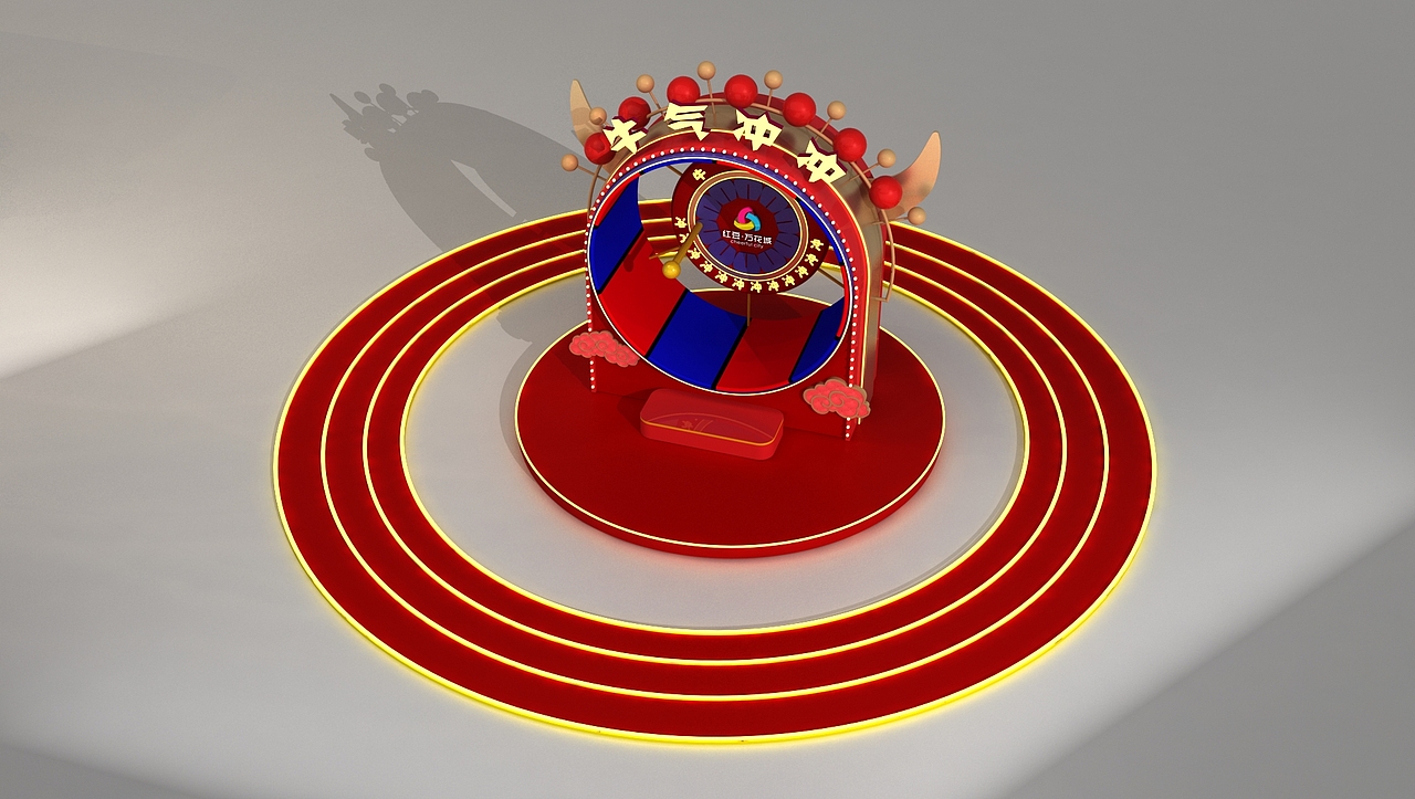 牛年春节美陈设计