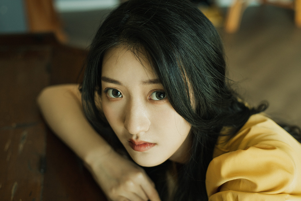 复古感少女写真