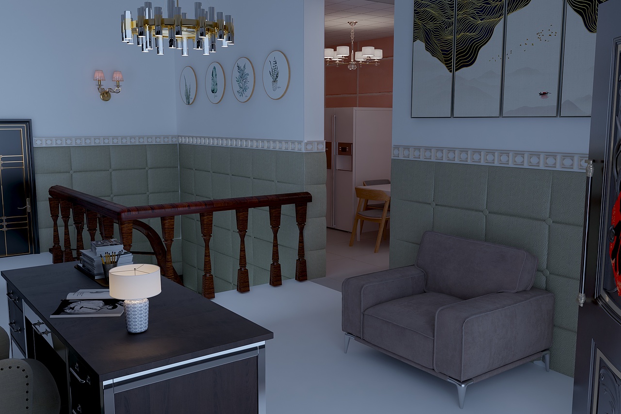 复式楼翻新，新人效果图（图ZMzM3NjI1MDY4） - 建筑/空间 - 站酷设计师坛淵岛主原创素材 - 站酷ZCOOL