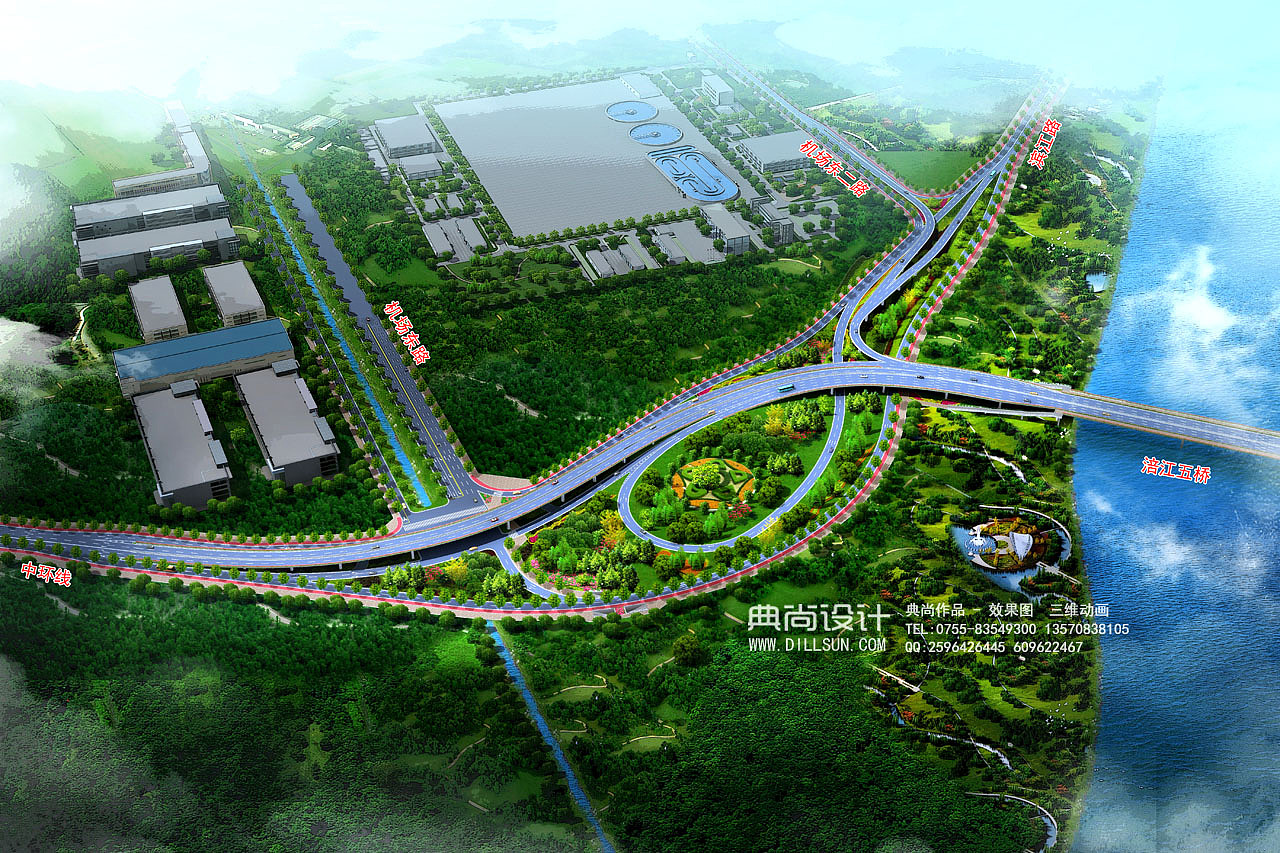 互通立交效果图1