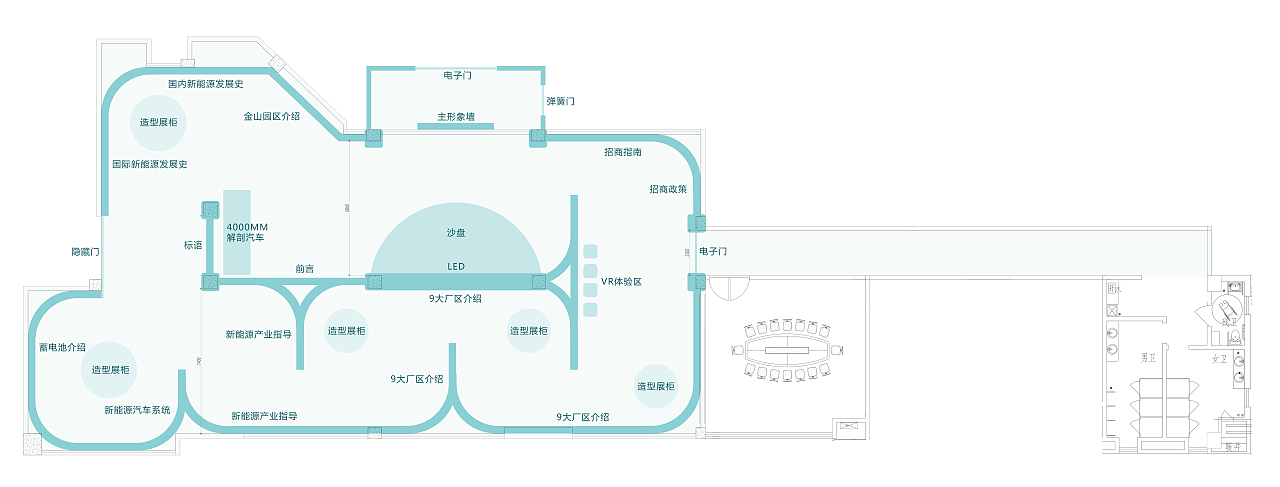 呼和浩特金山产业园 展厅设计