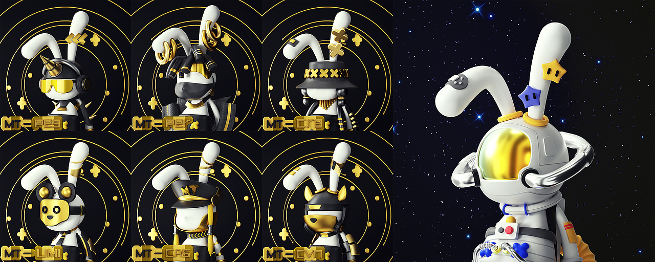 《BUNY FAN BUNY》兔迷兔3D头像【第二弹】（图ZMzA5OTAwMjQ4） - 人物/生物 - 站酷设计师某童鞋原创素材 - 站酷ZCOOL