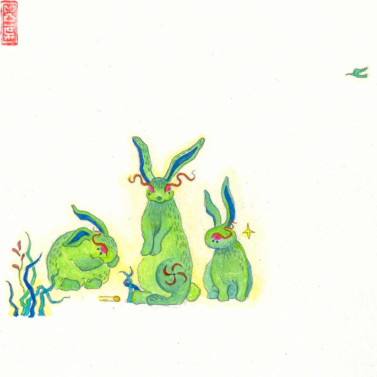 原创插画|关于兔兔