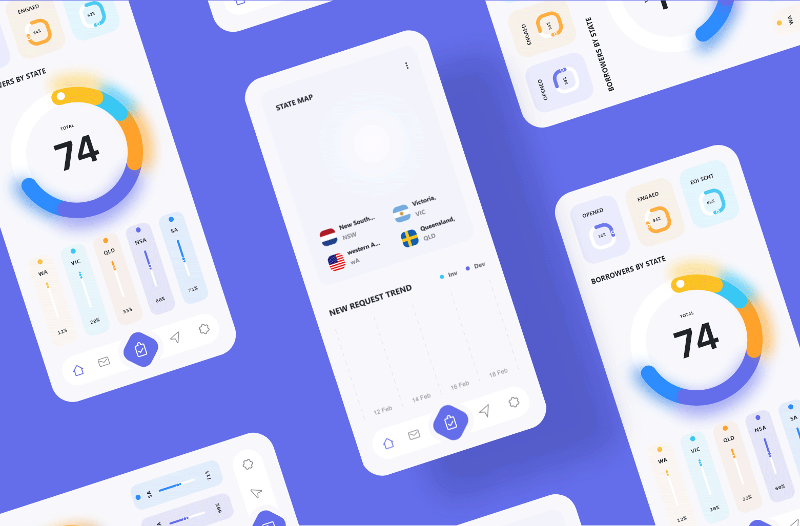 金融类app界面及动效（图ZMjk5ODQ0NjEy） - APP界面 - 站酷设计师侯雨听风原创素材 - 站酷ZCOOL