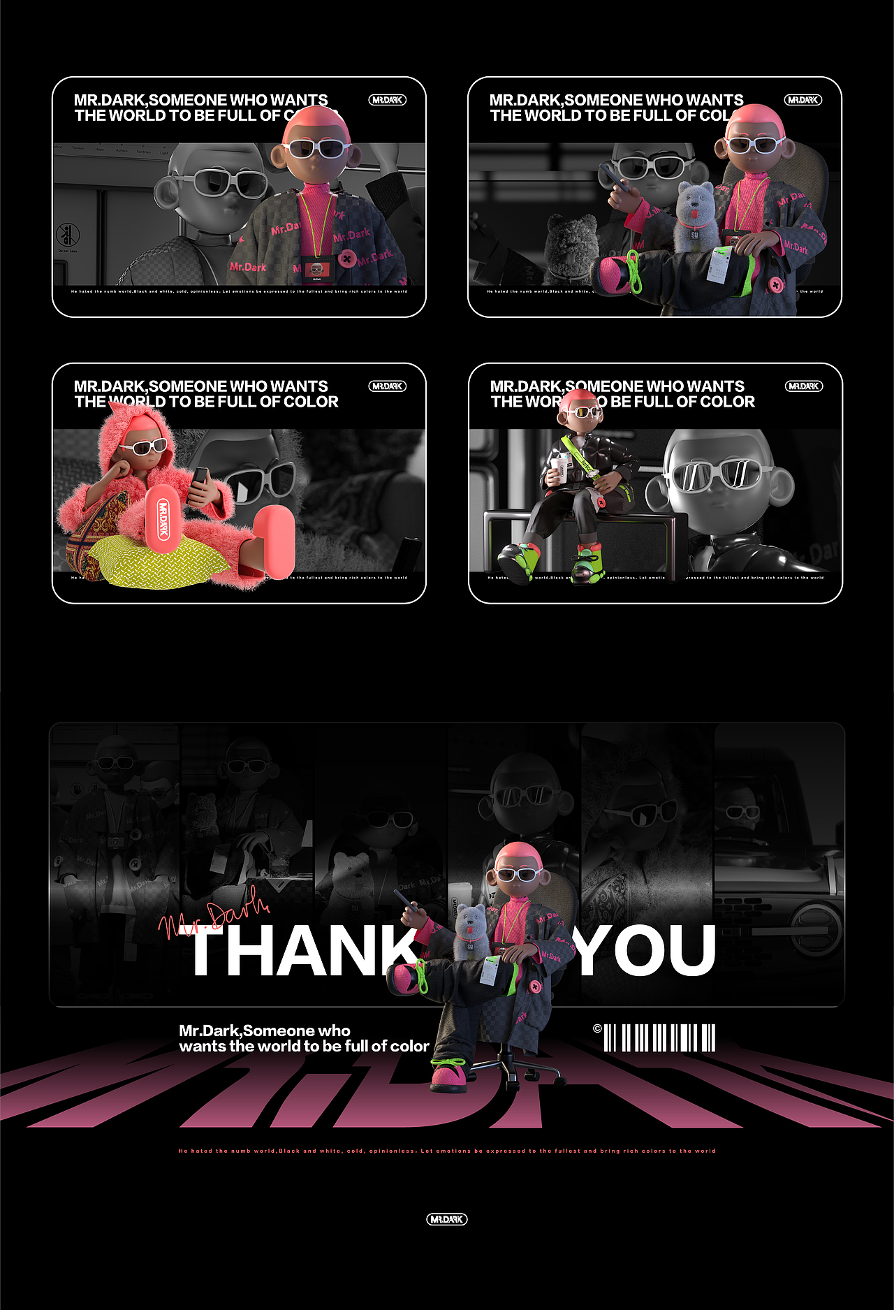 不白先生-Mr.Dark｜Hello（图ZMzY3MTk1OTU2） - 人物/生物 - 站酷设计师邓邓Den原创素材 - 站酷ZCOOL