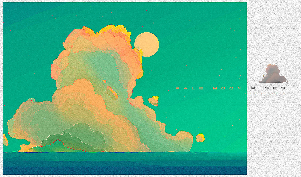 海上升明月—— Color the illustration