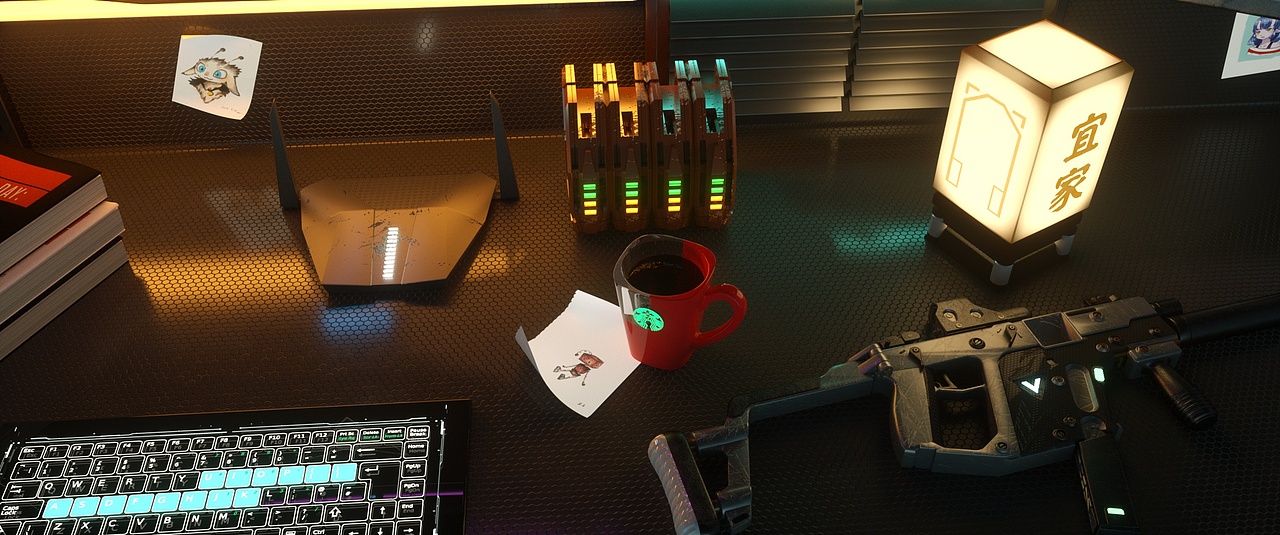 【C4D】赛博朋克之旅