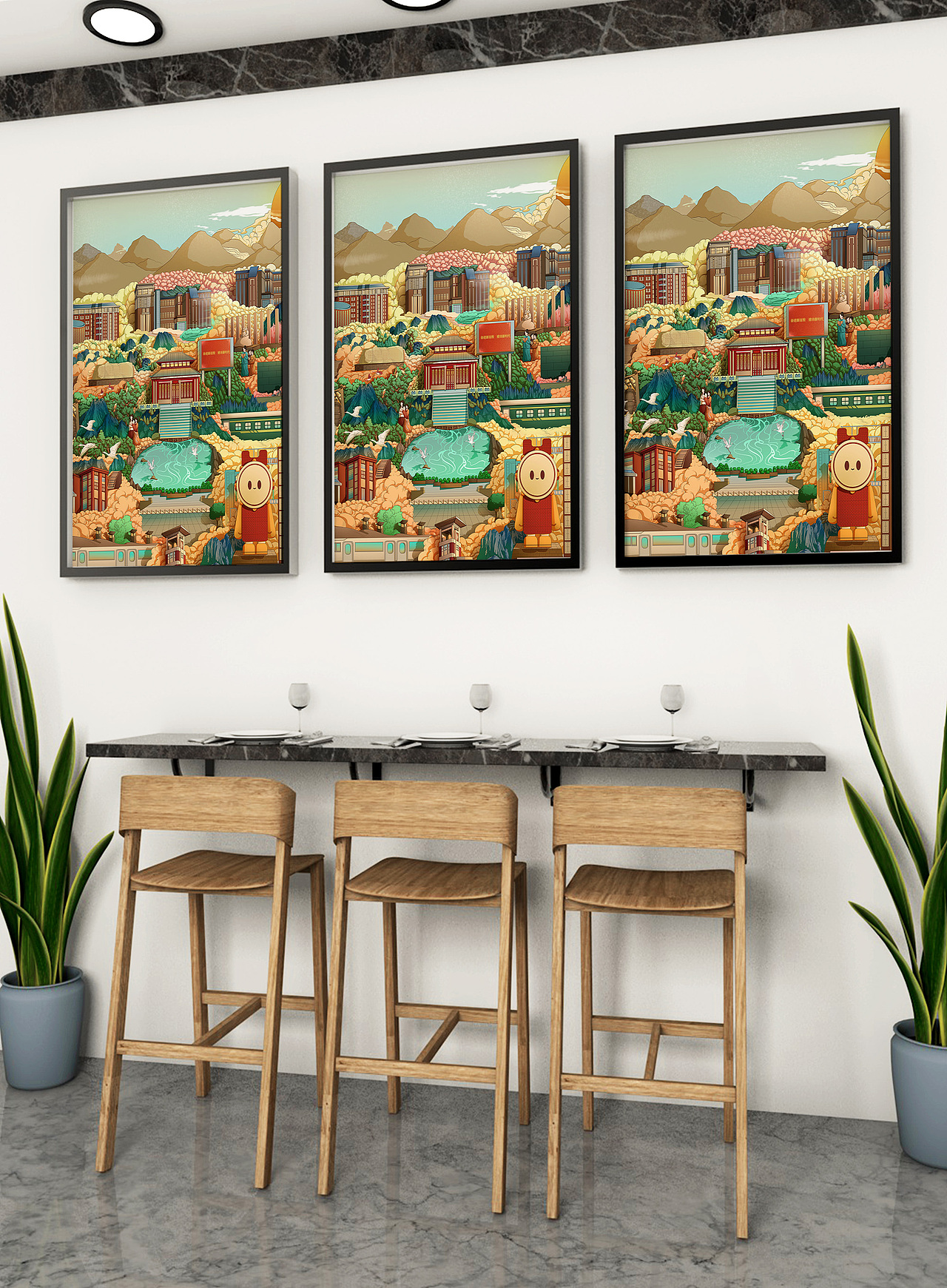 毕业设计-呼职长卷（图ZMzM4MjMxODYw） - 商业插画 - 站酷设计师白鹤baih原创素材 - 站酷ZCOOL