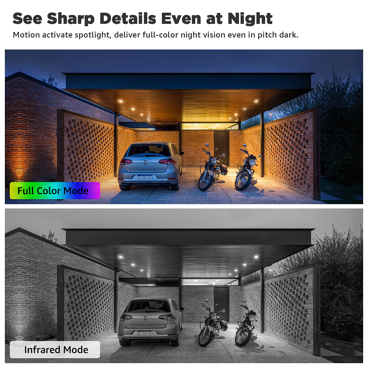 安防摄像头 亚马逊 3D渲染精修 排版设计 色彩搭配