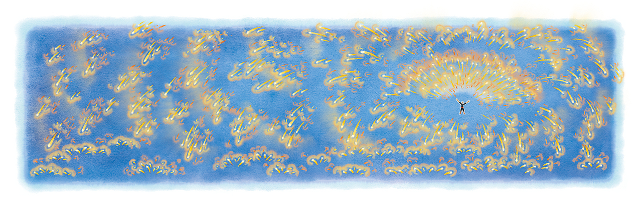 打铁花|古老的浪漫（图ZMzYxNjYyMzAw） - 儿童插画 - 站酷设计师Yo_oY_悠悠原创素材 - 站酷ZCOOL