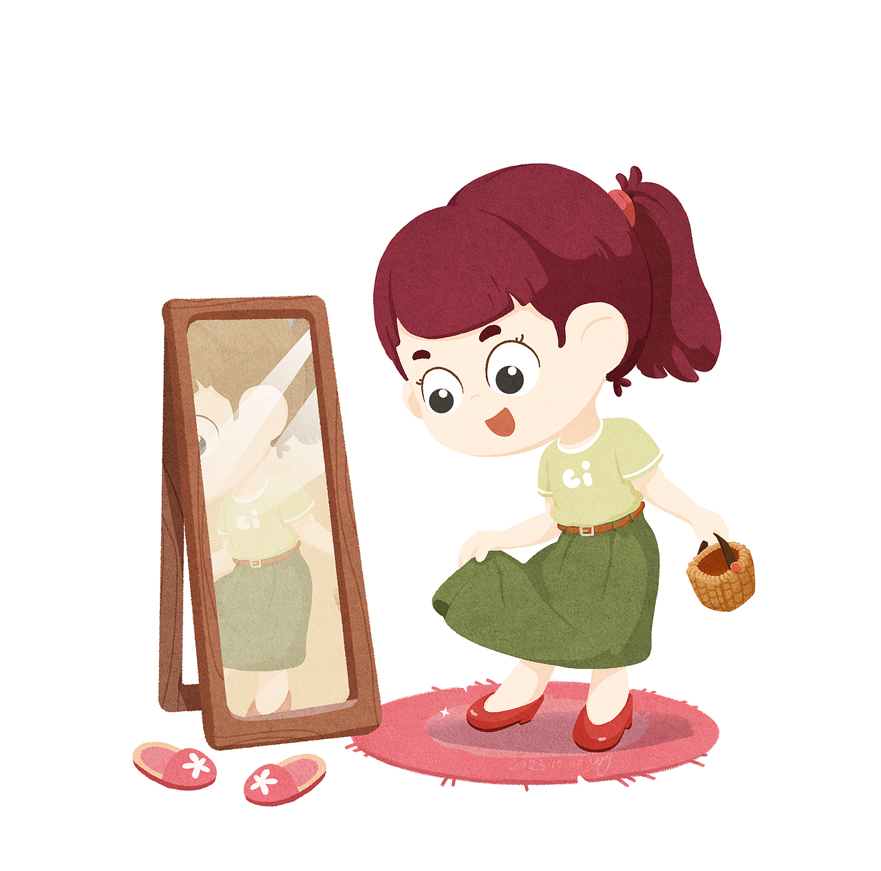 小场景插画练习