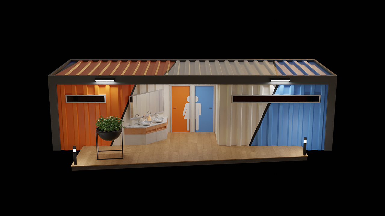 【客单展示】市区大型网红露营基地工程展示（图ZMzIyMjE0Mjg0） - 酒店餐饮设计 - 站酷设计师动画肝帝原创素材 - 站酷ZCOOL