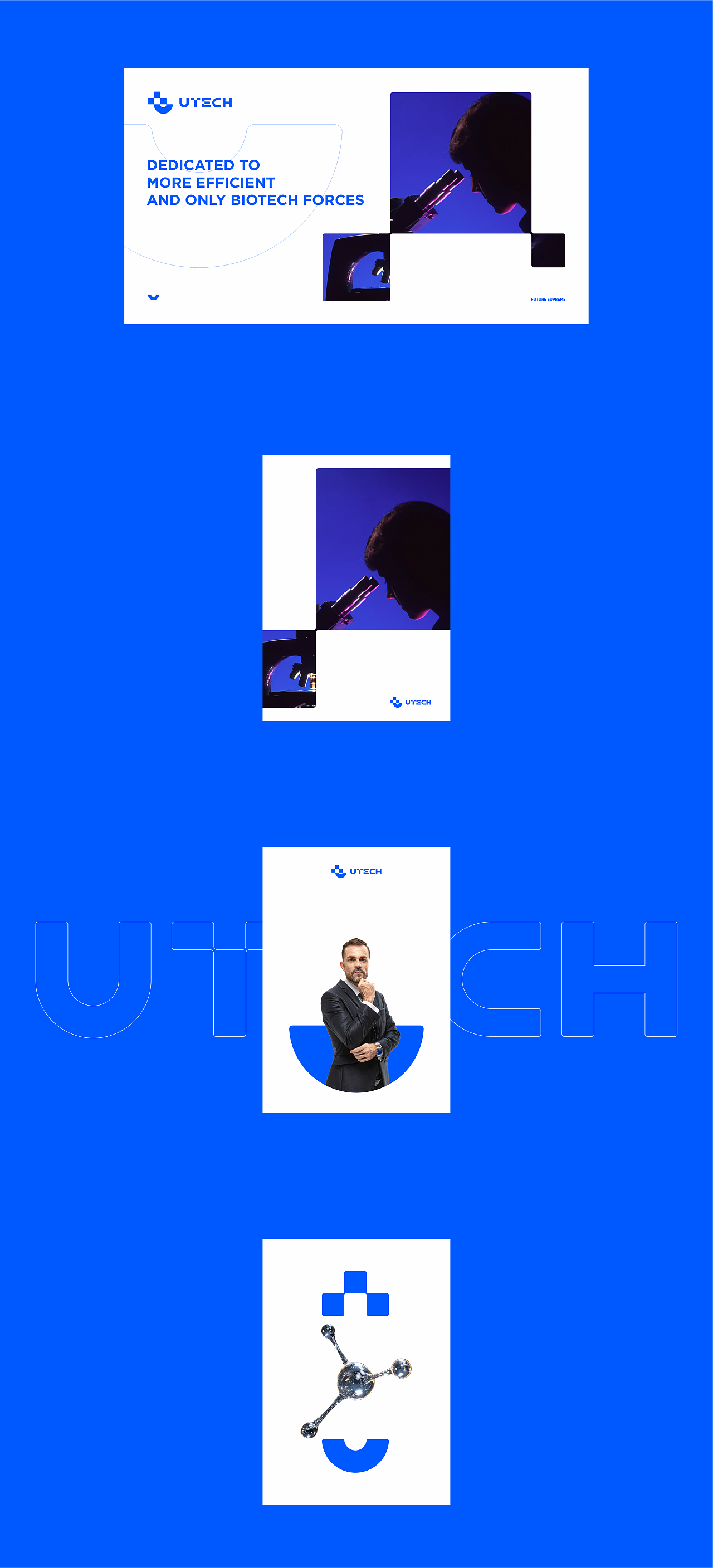 UTECH丨医疗科技品牌设计（图ZMjk4OTc4MTk2） - 品牌 - 站酷设计师EUYIQ原创素材 - 站酷ZCOOL