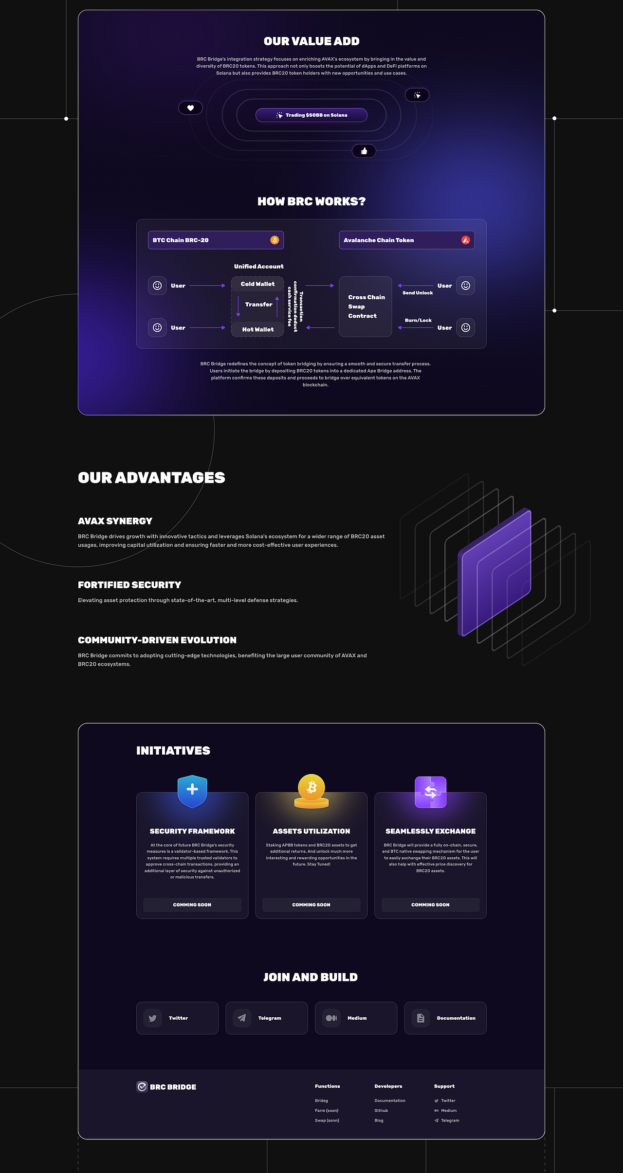 Web3.0 Project: BRC Cross-chain Web Design