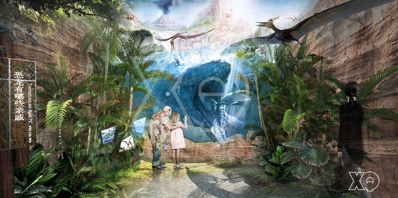 恐龙主题馆概念设计方案（图ZMzIzNjI2MTM2） - 展陈设计 - 站酷设计师壳大王原创素材 - 站酷ZCOOL