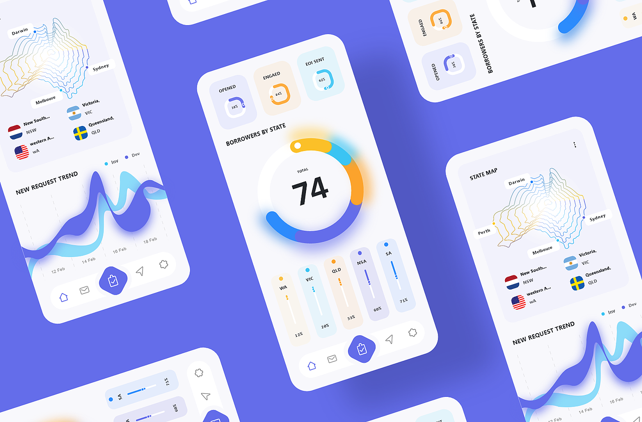 金融类app界面及动效（图ZMjk5ODQ0Nzg4） - APP界面 - 站酷设计师侯雨听风原创素材 - 站酷ZCOOL