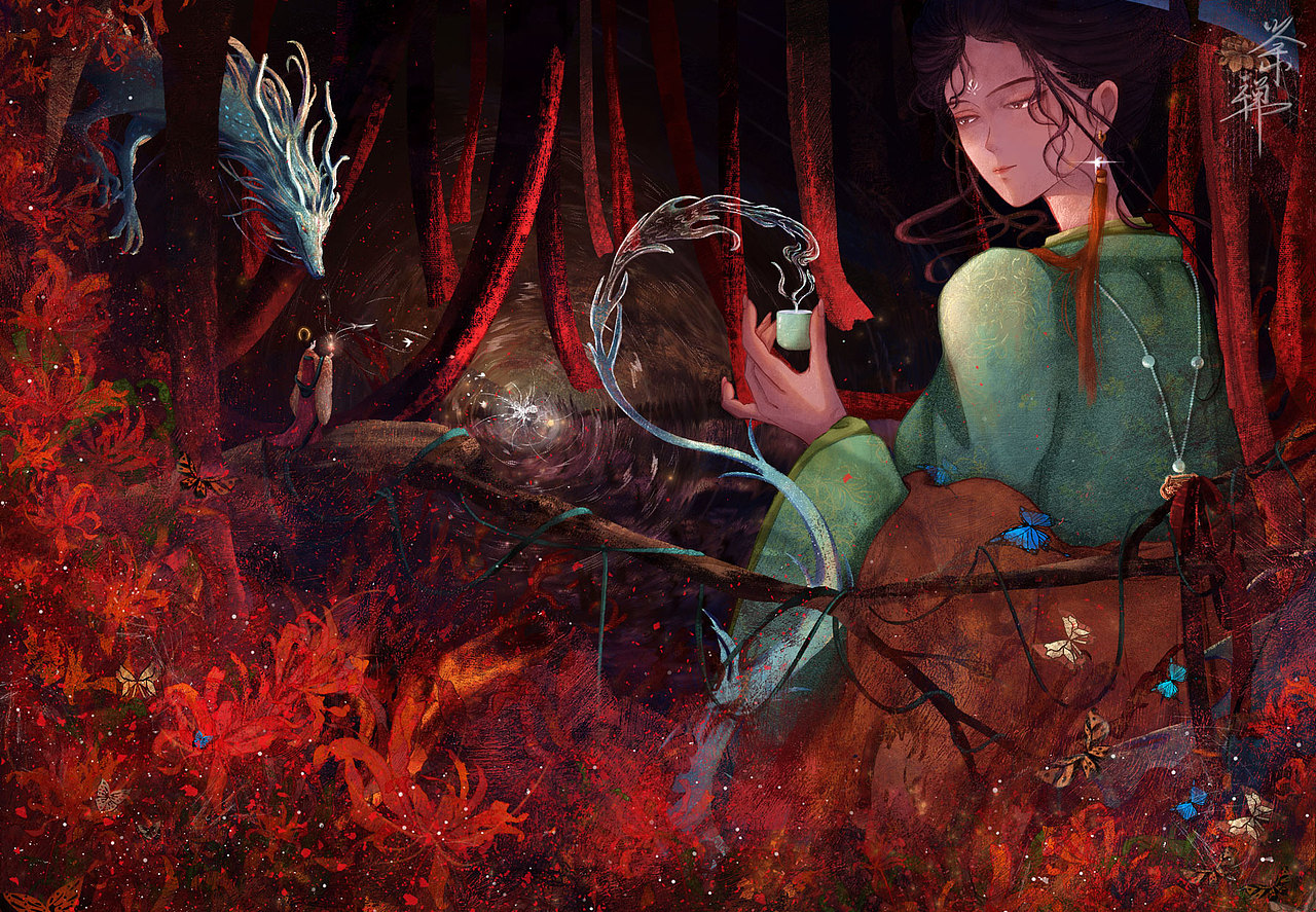 入梦（图ZMzQxMzk3OTA4） - 商业插画 - 站酷设计师荼禅耶原创素材 - 站酷ZCOOL