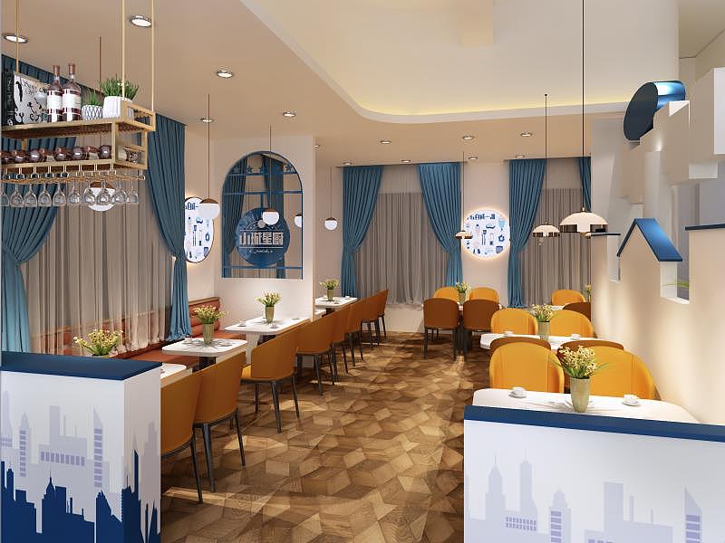 牛排自助西餐厅VI设计-小城星厨