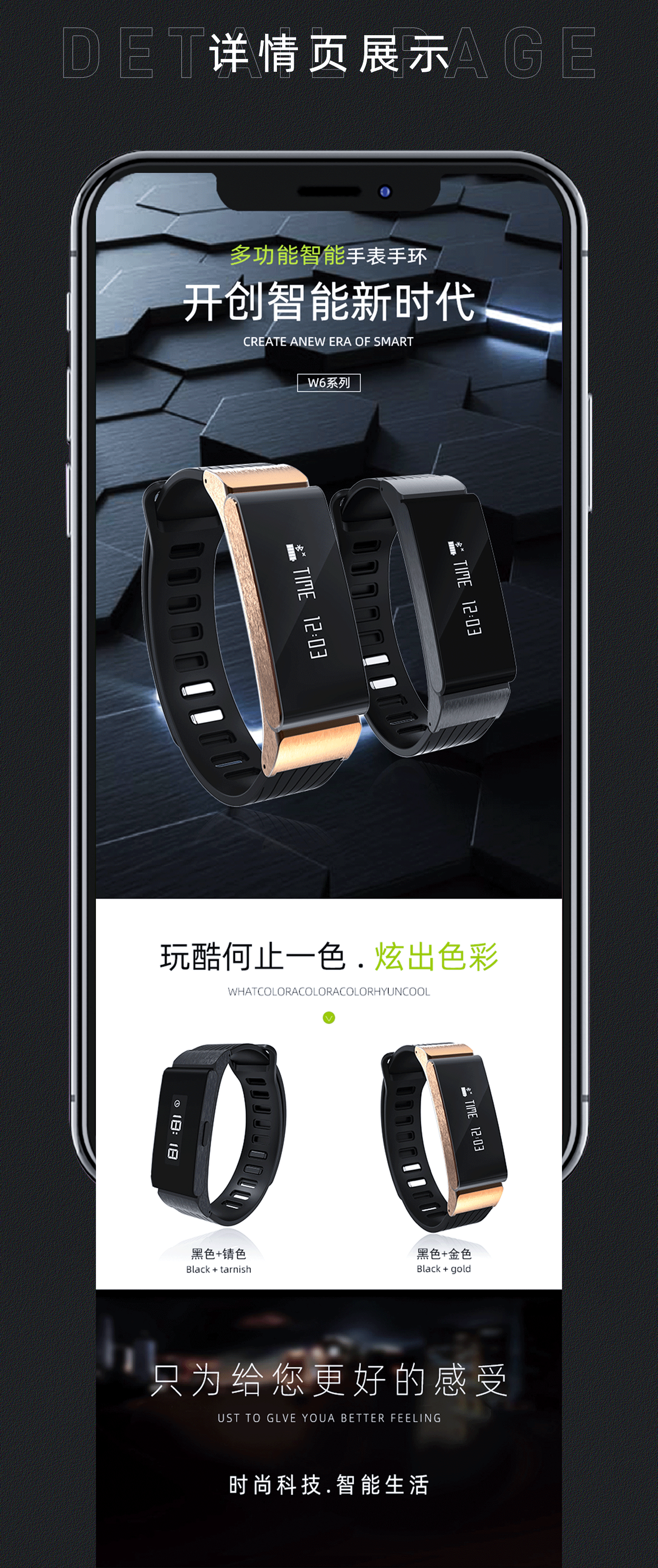 智能手表详情页策划稿