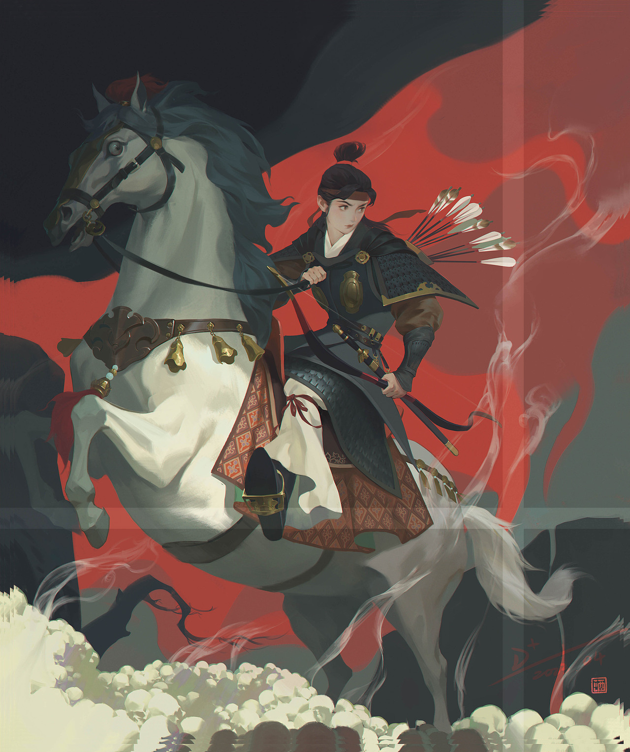 骨道西风瘦马（图ZMzM3MjkwMjEy） - 商业插画 - 站酷设计师冰镇可乐旳原创素材 - 站酷ZCOOL