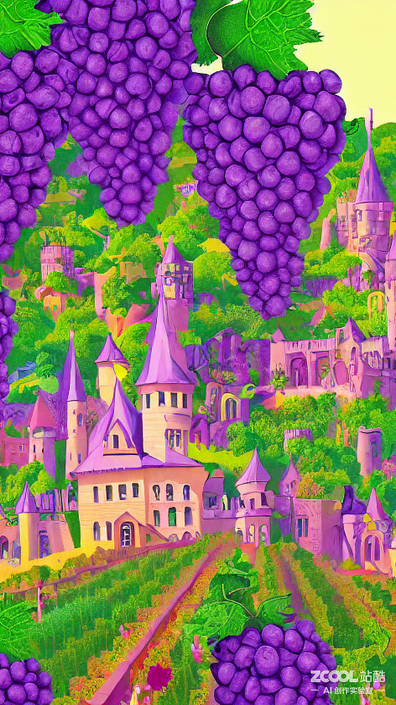 葡萄色的城堡