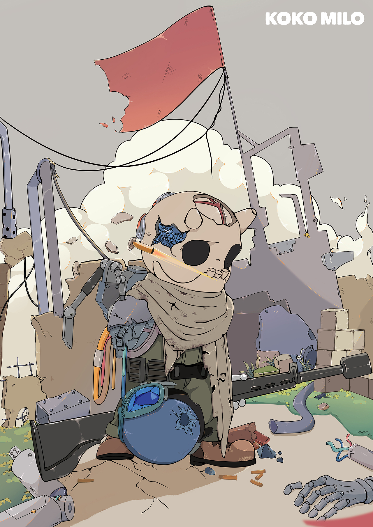 2022年潮玩作品设计，插画集合