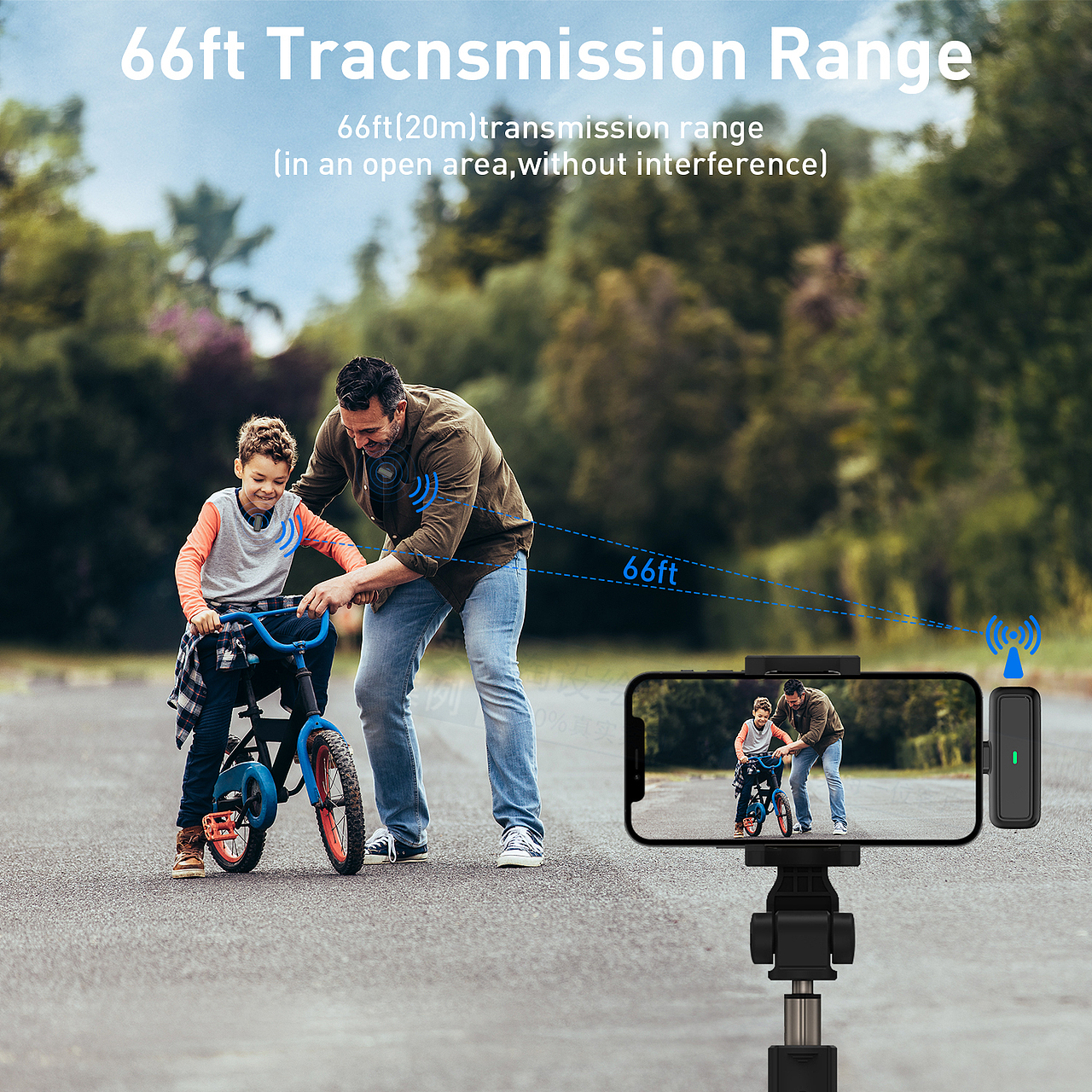 亚马逊无线领夹麦克风产品图片建模渲染主图A+美工设计