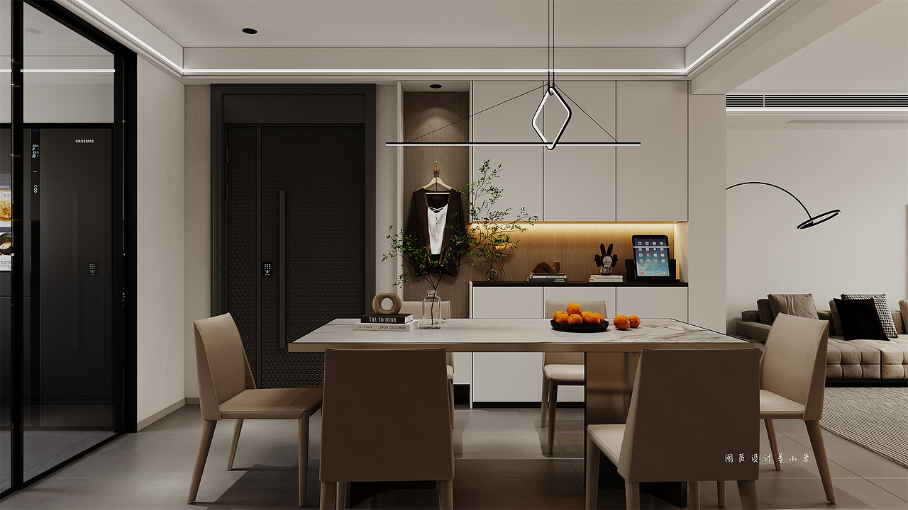 以极简的装饰美学与设计手法让家呈现出精致的状态（图ZMzU2NzIxNzI0） - 家装设计 - 站酷设计师小米爱设计灬原创素材 - 站酷ZCOOL